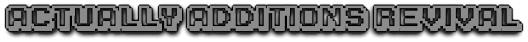 Actually additions Revival