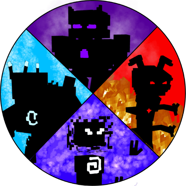 The main Abyssbound Bosses' silhouettes