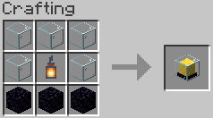 Inert Beacon crafting recipe