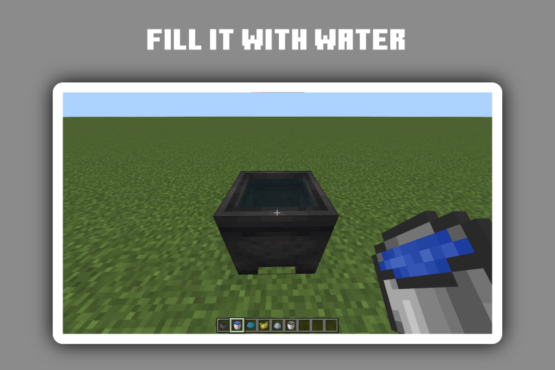 Stage 2 - Fill it with water