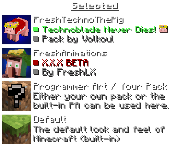 Proper Resource Pack Order