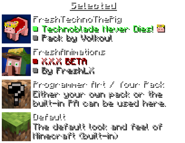 Active Resource Packs