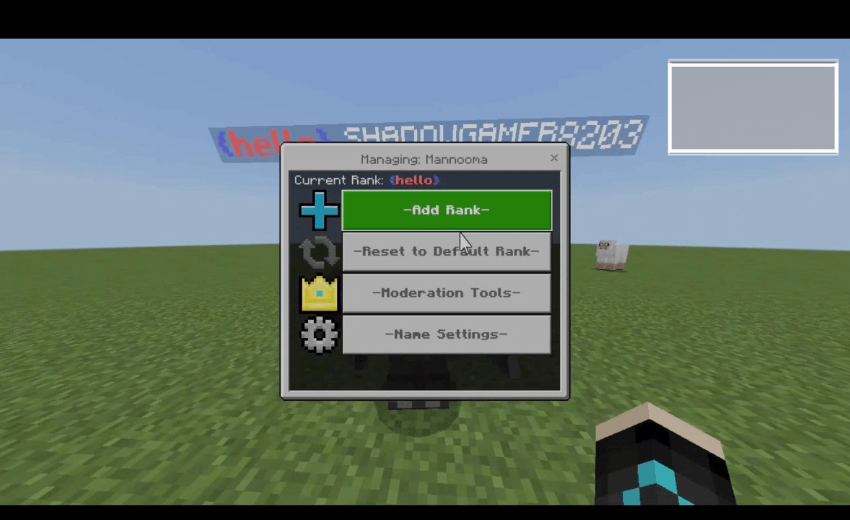 Manage Players Ranks