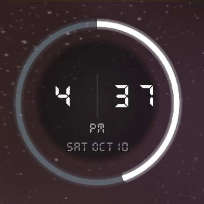 Orbit Ring clock face