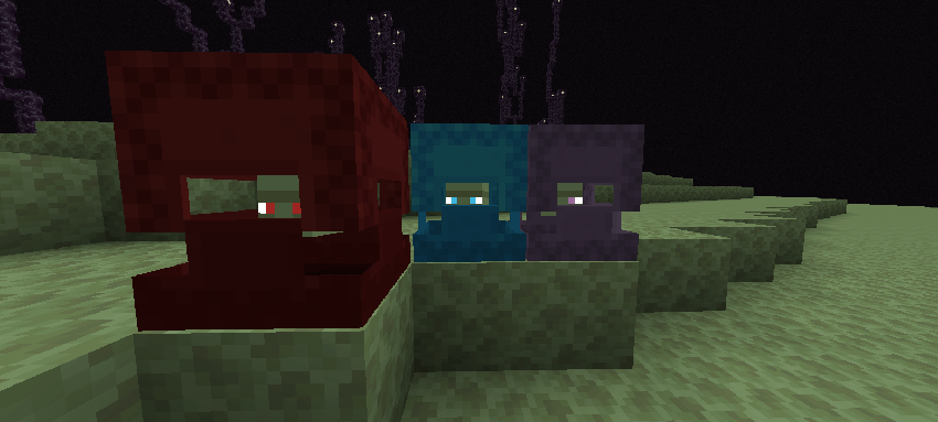 Glow eyes shulker