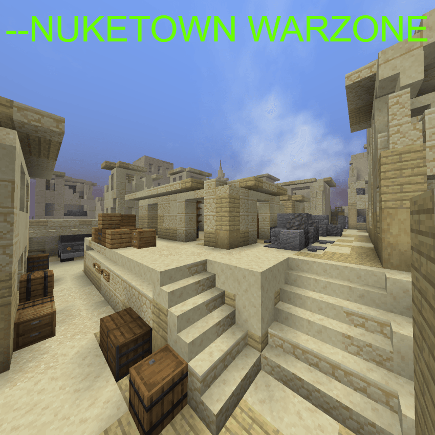 The map for NUKETOWN WARZONE V1.1.