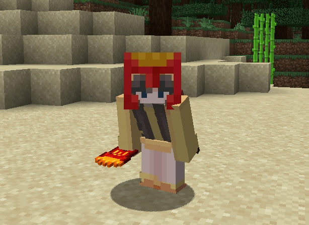 Player with Fries Helmet and Fries in hand