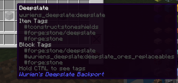 Deepslate Tags