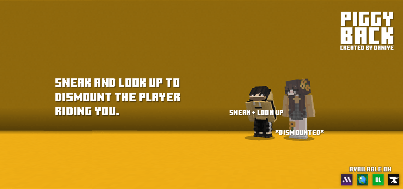 Piggyback Addon [Achievement Compatible] - Minecraft Bedrock Addons ...