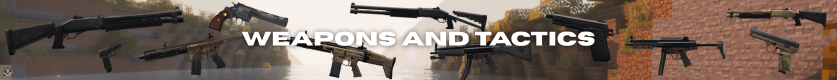 Banner für Waffen und Taktiken