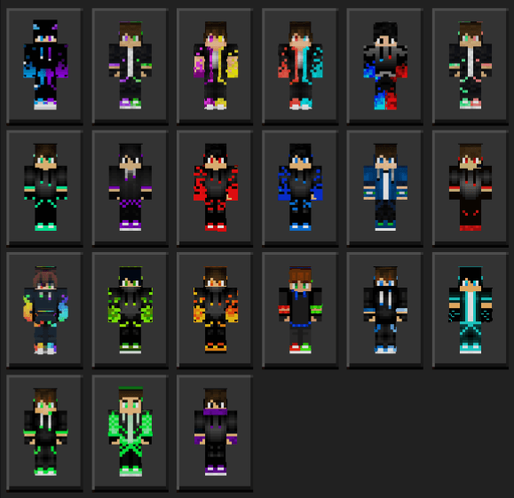 Gamer Boys [Nostalgic] - Minecraft Bedrock Skins - CurseForge