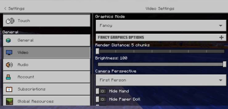 Better Settings Screen - Minecraft Bedrock Texture Packs - CurseForge