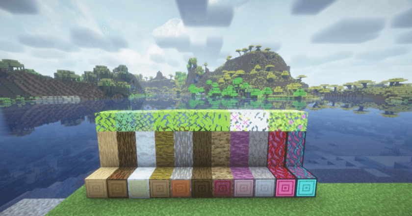 After leaves & woods & saplings