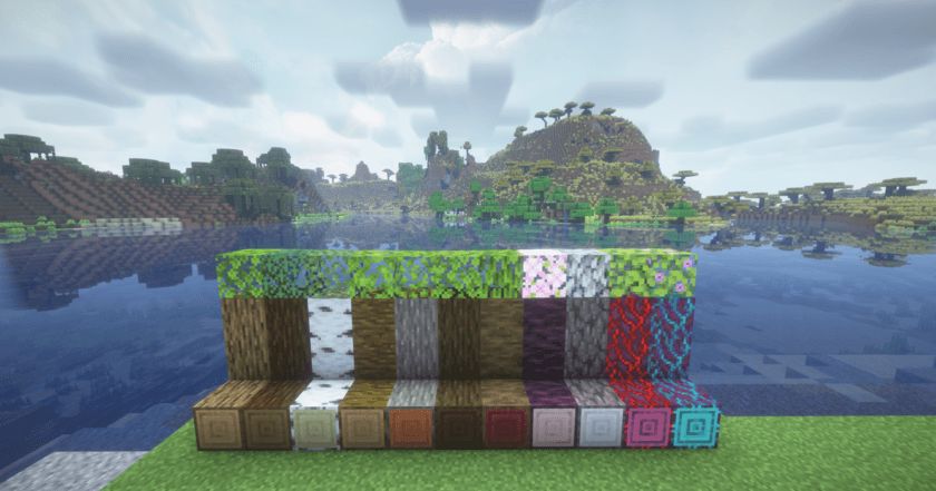 Before leaves & woods & saplings