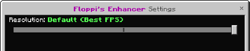 Subpack Slider in Floppi's Enhancer