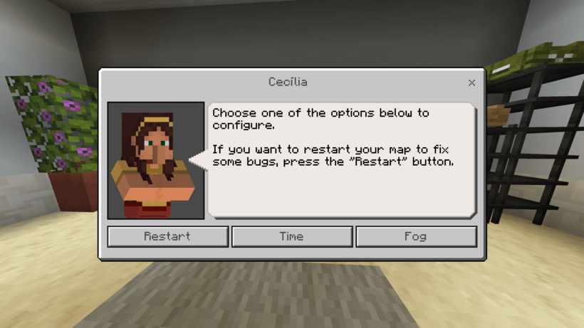 Admin restart button