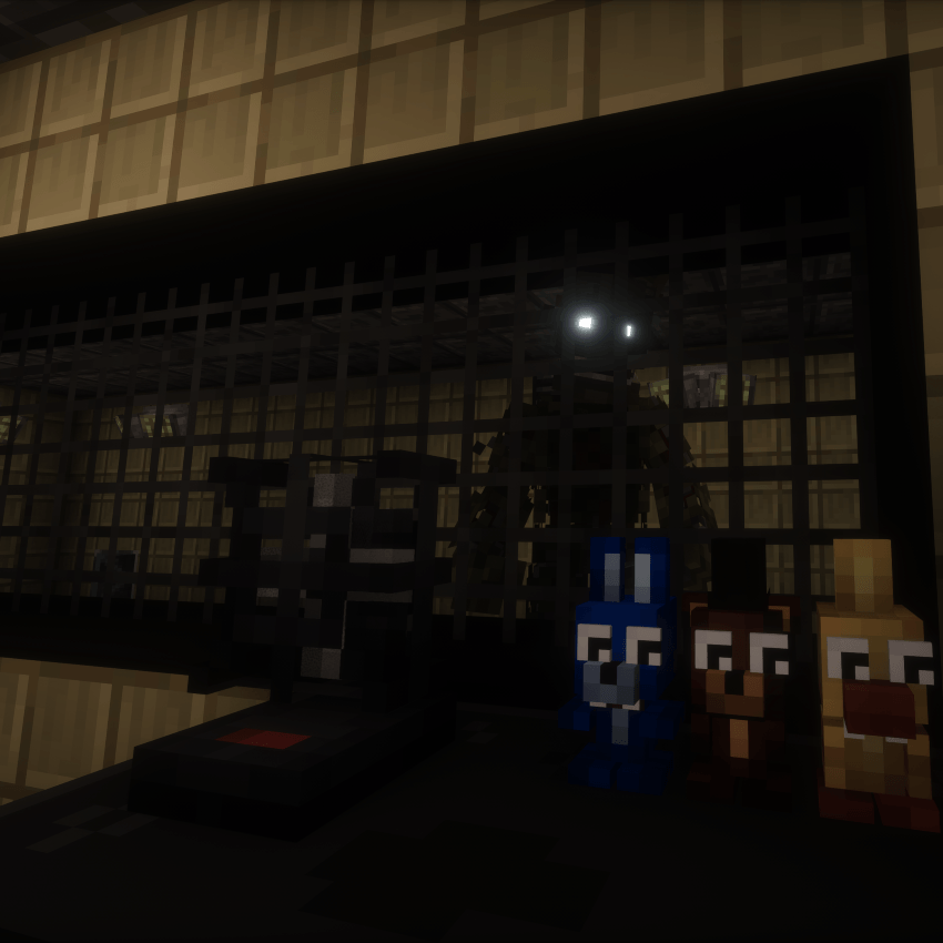 FNaF 3 - Office with Springtrap at the window