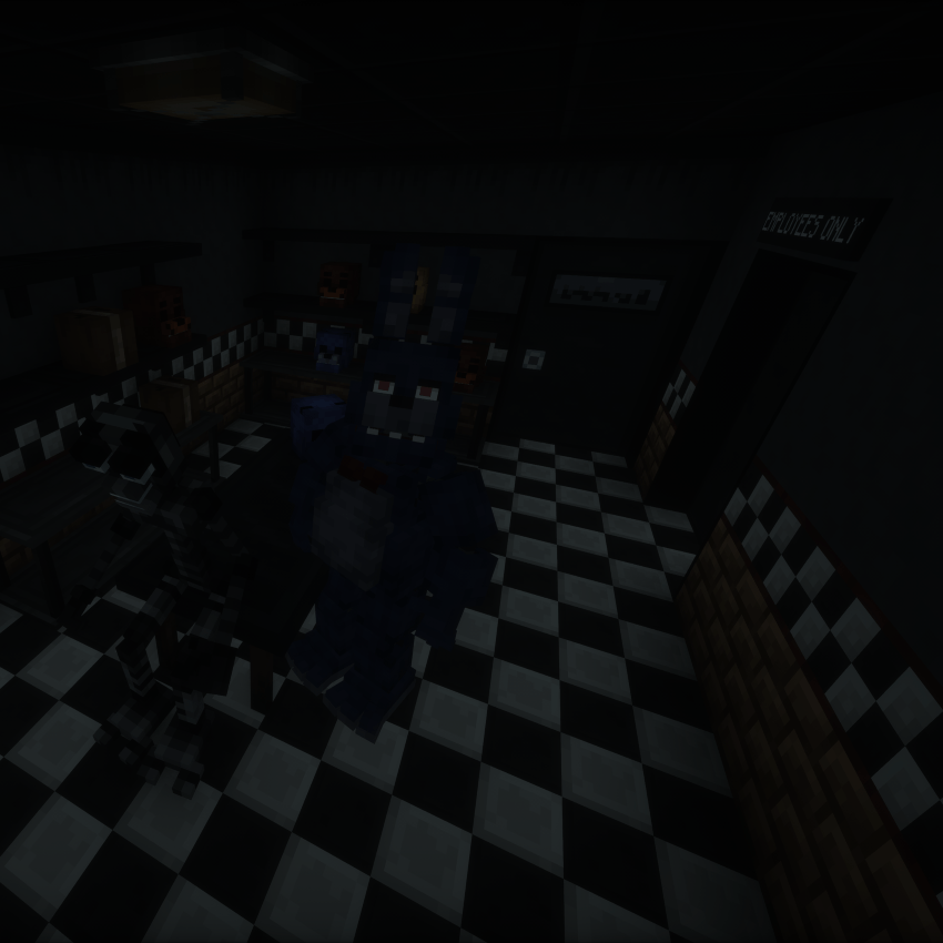 FNaF 1 - Bonnie in Parts & Service