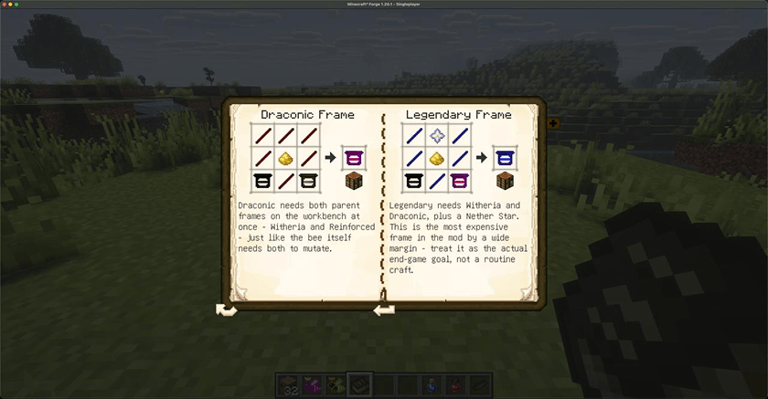In-game guide book