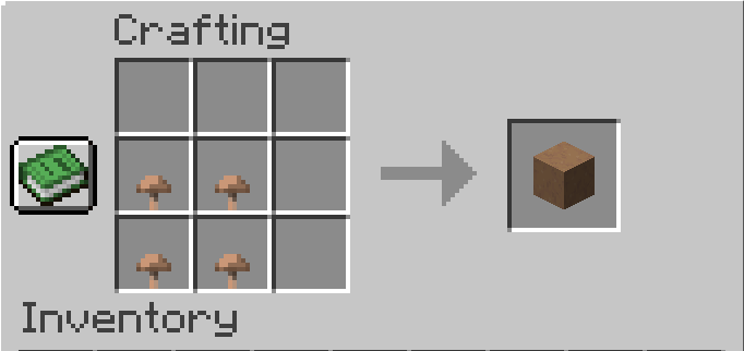 Brown Mushroom Block Recipe