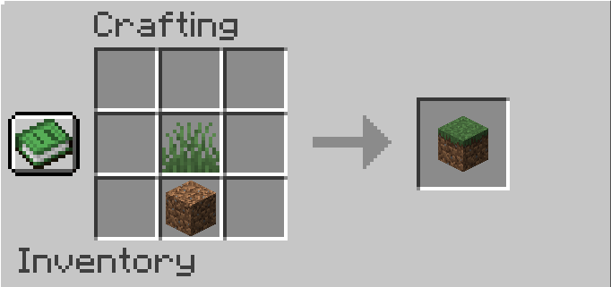 Grass Block Recipe 1
