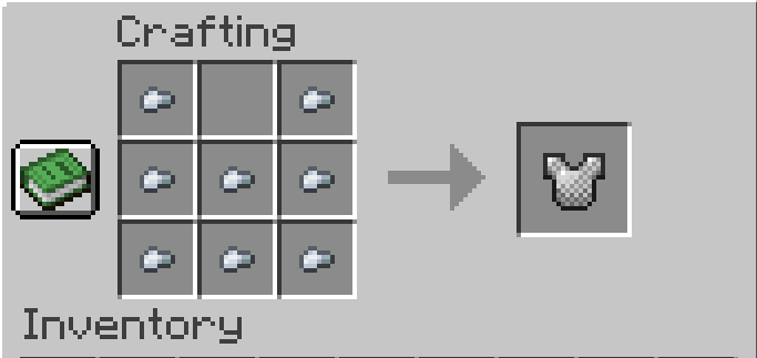 Chainmail Chestplate Recipe