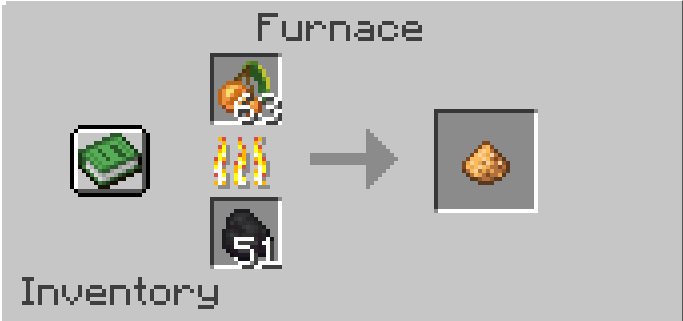 Smelting Glow Berries to Glowstone