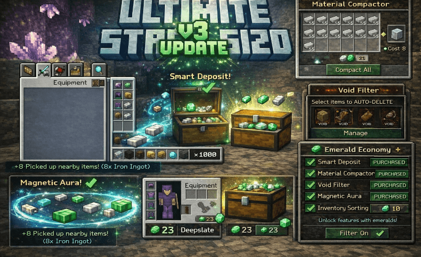 OverStack "break the 64 stack limite" - Minecraft Bedrock Addons ...