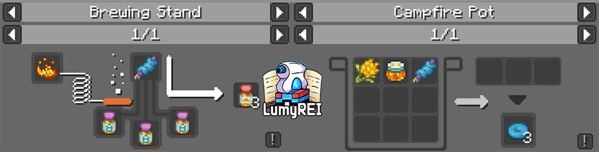 LumyREI - Cobblemon Recipes integration with REI