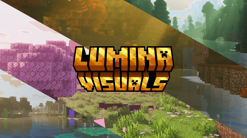Lumina Visuals — Minecraft Bedrock texture pack, screenshot 1