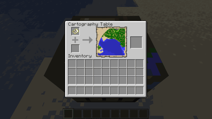 Cartography Table Interface Comparison