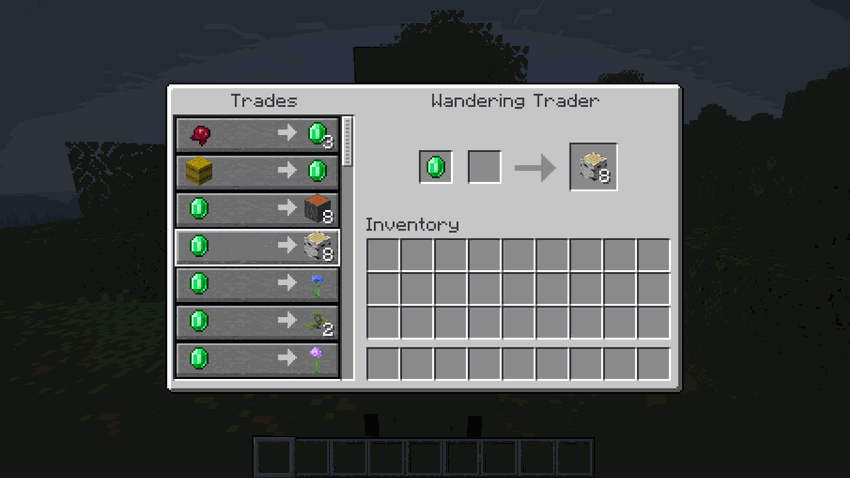 Villager Trading Interface Comparison