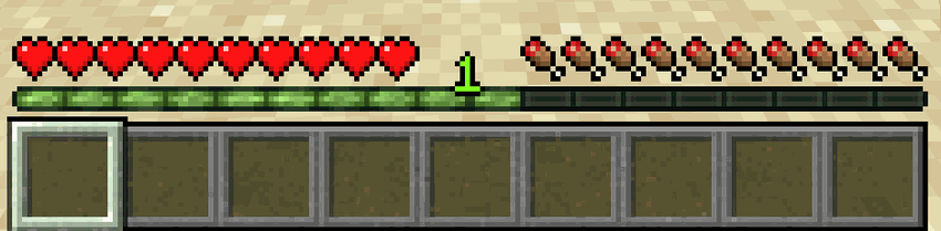 XP and Exhaustion Bar Comparison