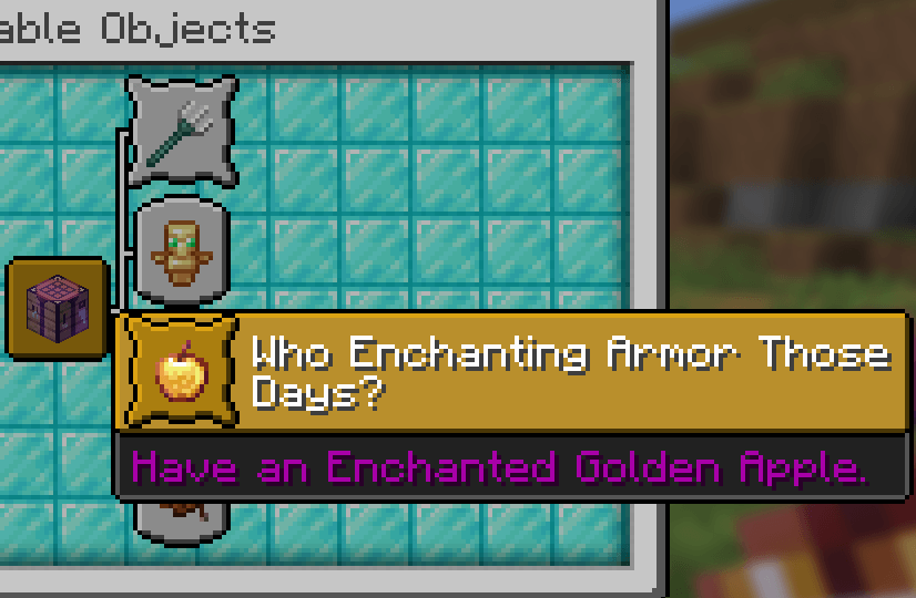 Enchanted Golden Apple Advancement