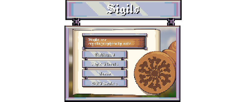 Sigils banner with screenshot