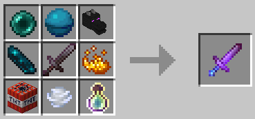 Eternity Sword — Minecraft Bedrock addon, screenshot 1