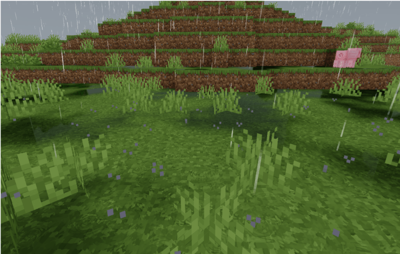 puddles with fake terrain refl