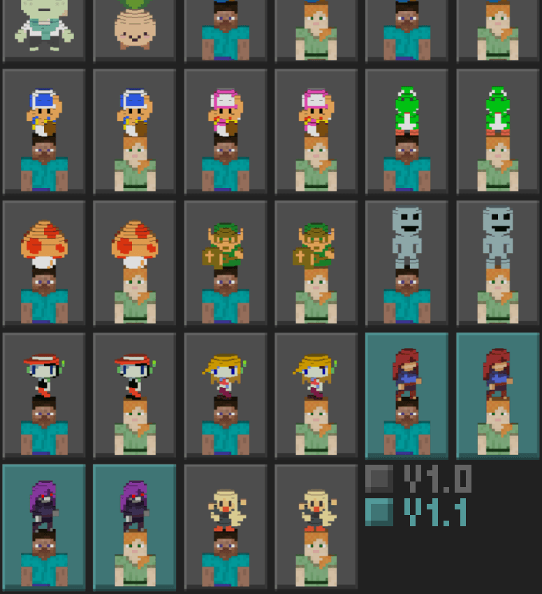SRG's Voxel Skin Pack - Minecraft Bedrock Skins - CurseForge