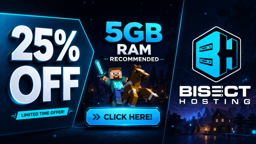 Make a server and get 25 percent off