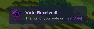 Vote Notification