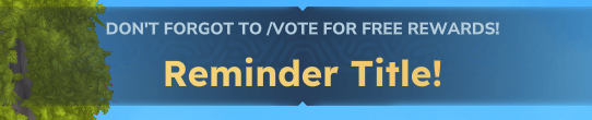 Vote Reminder Title