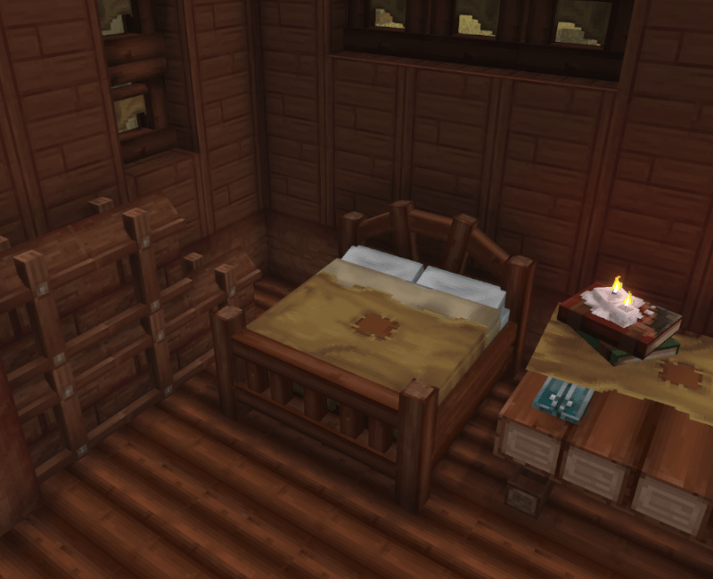 Screenshot of Lumberjack Styled Double Bed