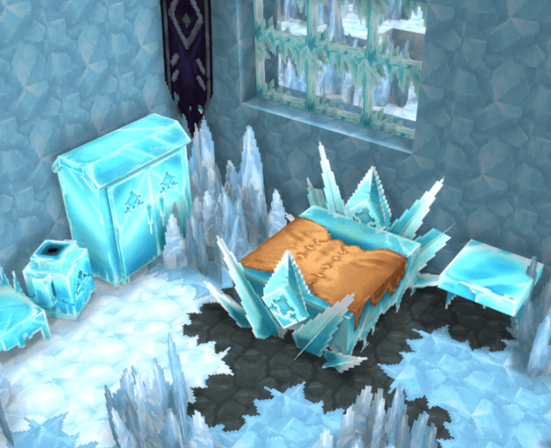Screenshot of Frozen Castle Styled Double Bed