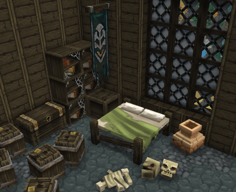 Screenshot of Ruined Styled Double Bed
