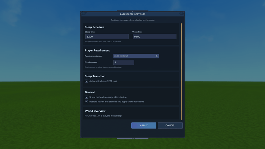 EarlySleep Settings UI