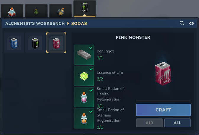 Pink Monster Craft