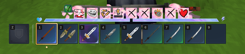 Unique Hotbar (Placeholder)