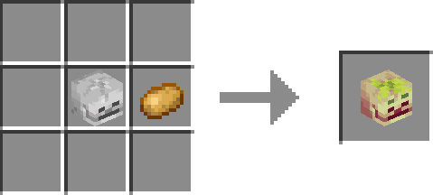 Potato Skeleton Skull Recipe