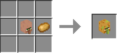 Potato Villager Head Recipe