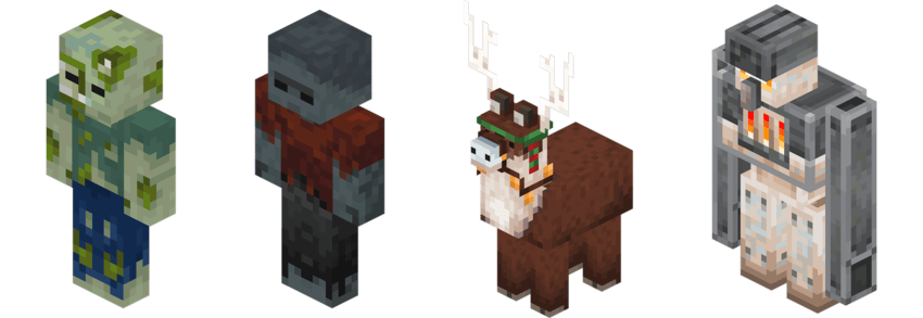 Minecraft Earth Mobs - Minecraft Bedrock Texture Packs - CurseForge